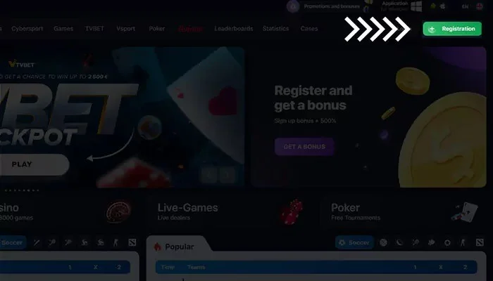 1win register